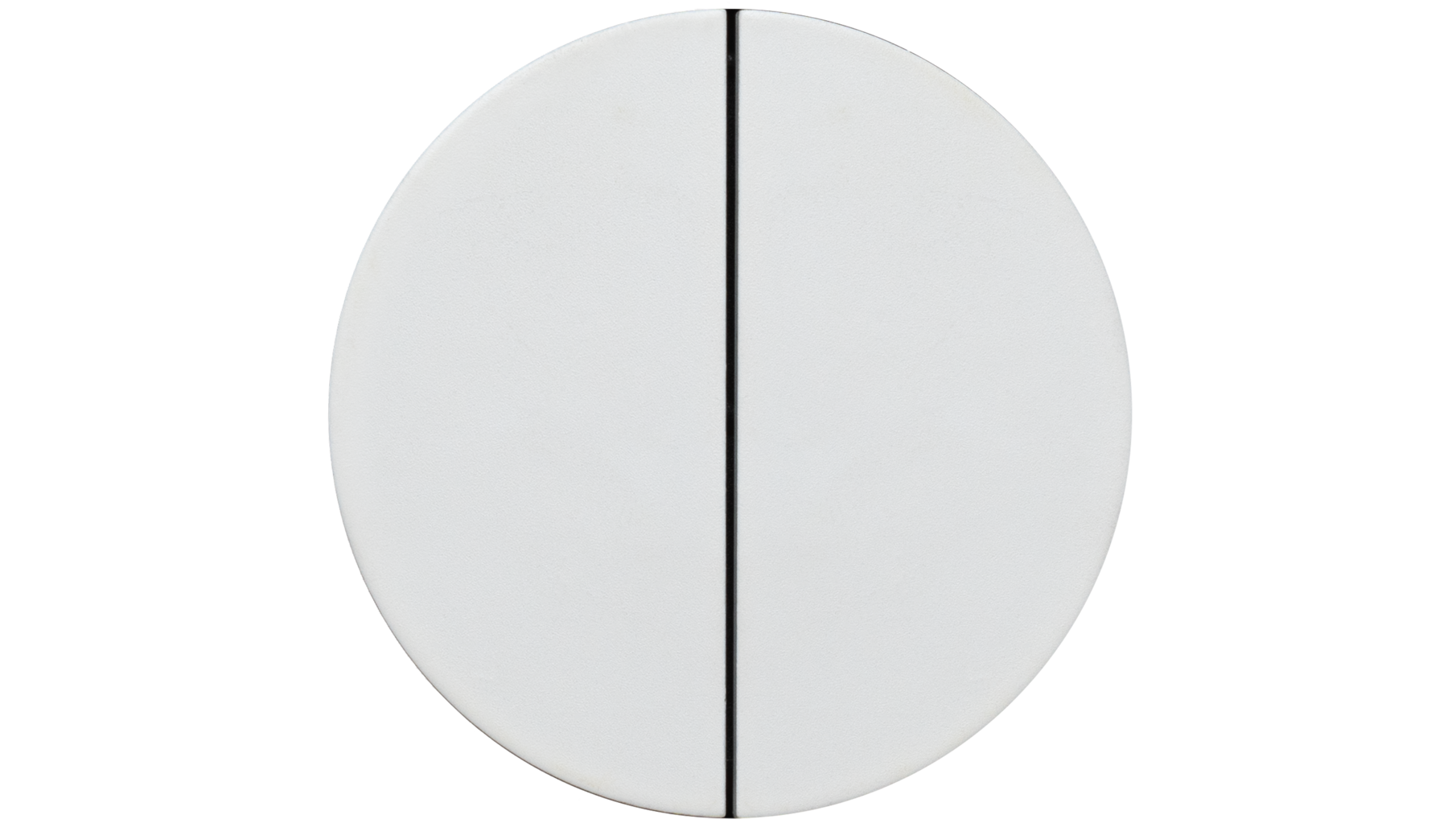 Rond 2.0 Push button 4X- t.less - white alu