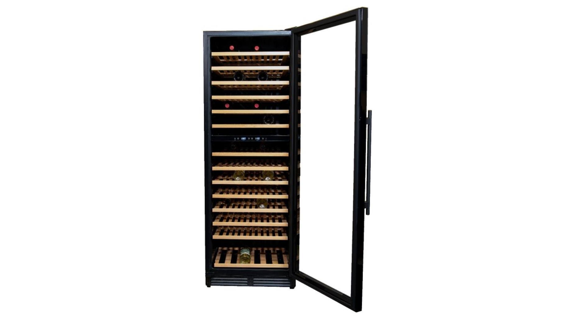 Vinata Wijnklimaatkast Premium, vol glazen deur, 154 Flessen
