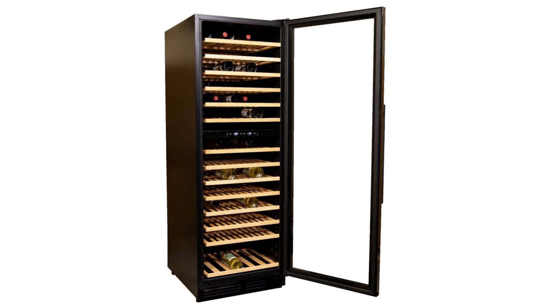 Vinata Wijnklimaatkast Premium, vol glazen deur, 154 Flessen