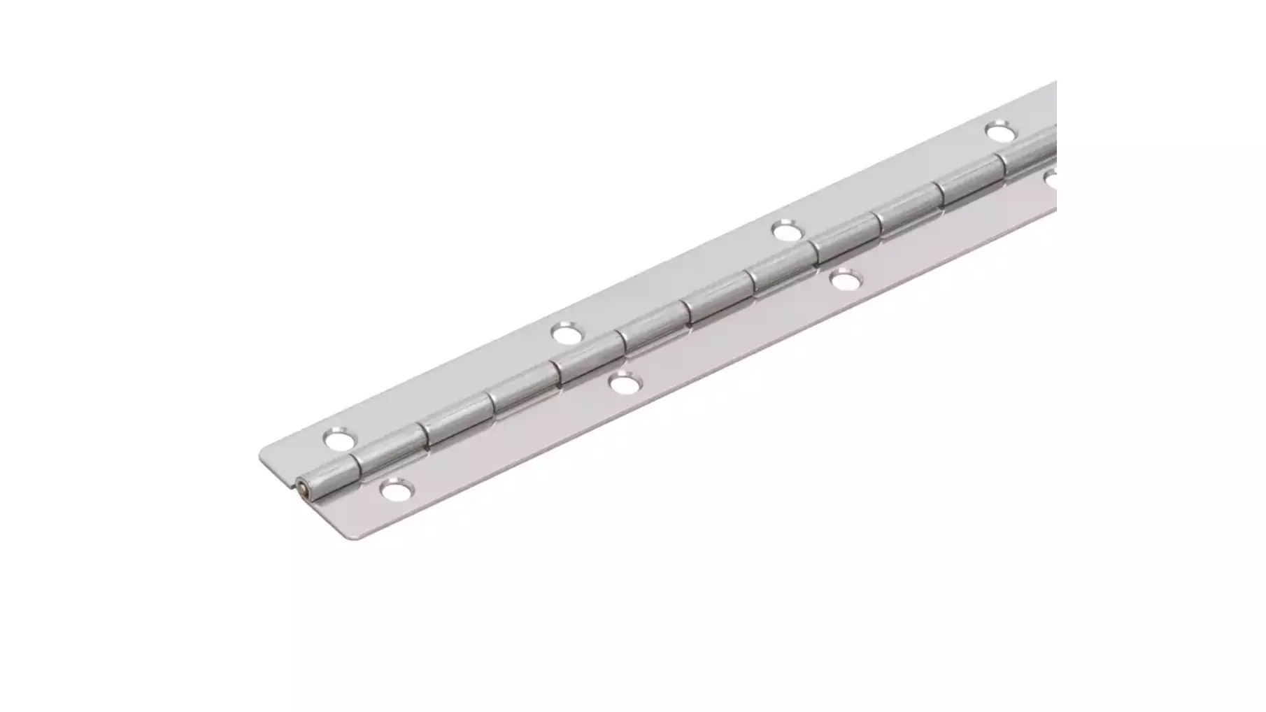 Pianoscharnier RVS 38mm breed, lengte 450mm, 3.5mm dik