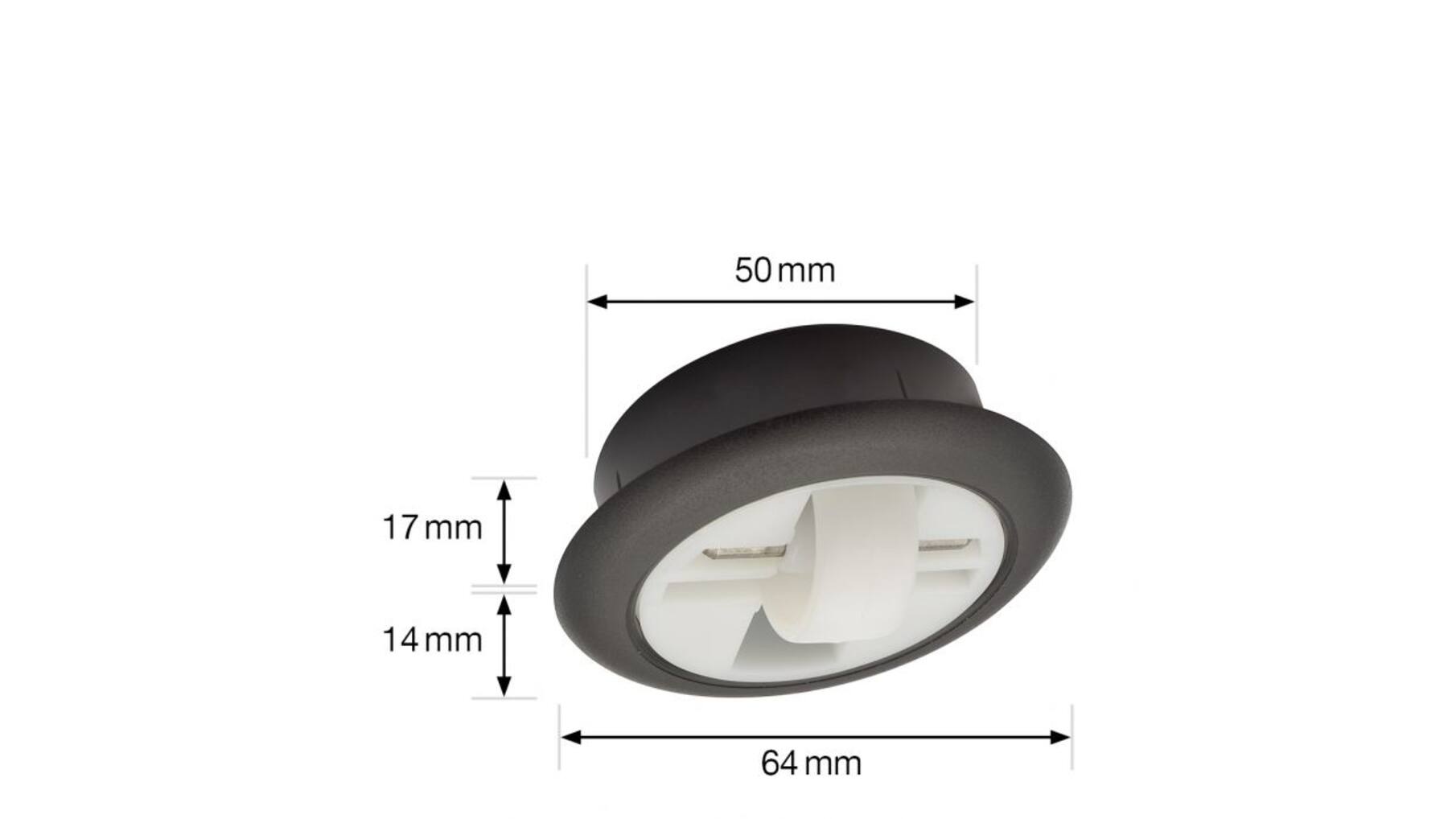 Mini rol 27mm in behuizing boring 50mm