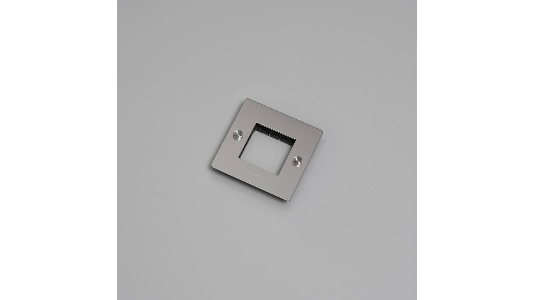 1G Wall Plate/w/out Infills/Steel