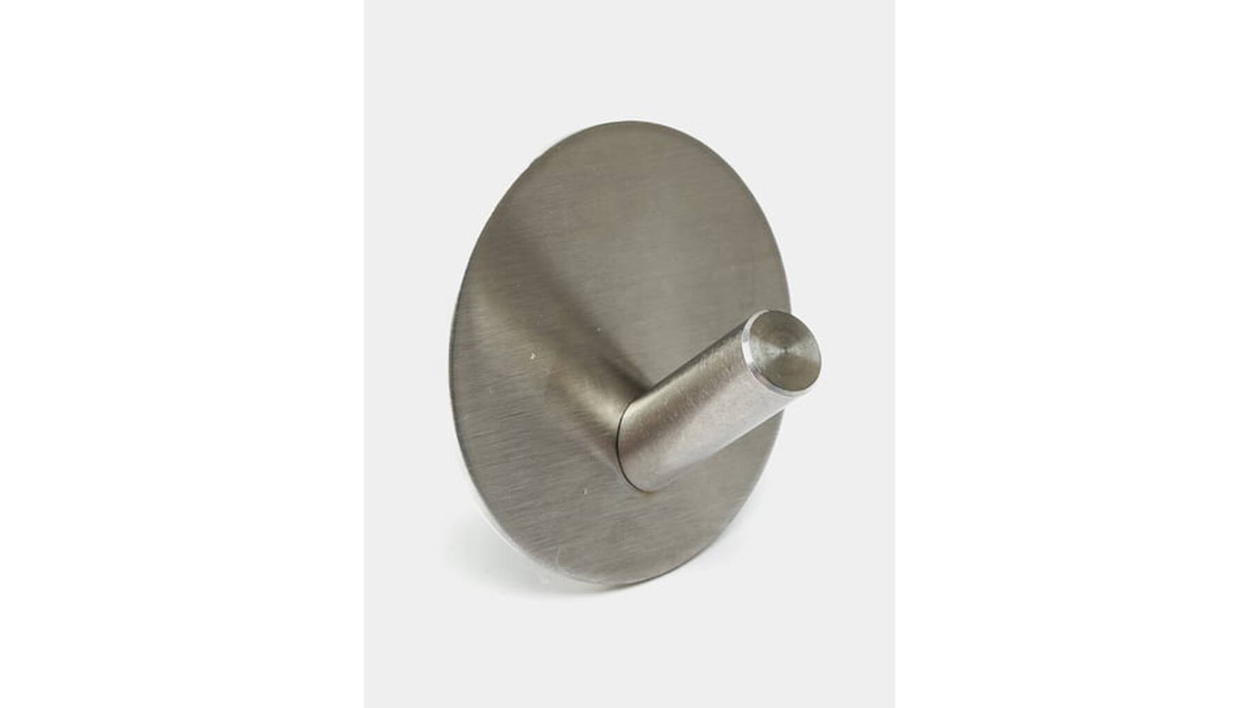 Kapstok met plaat rond 50mm 1 haaks