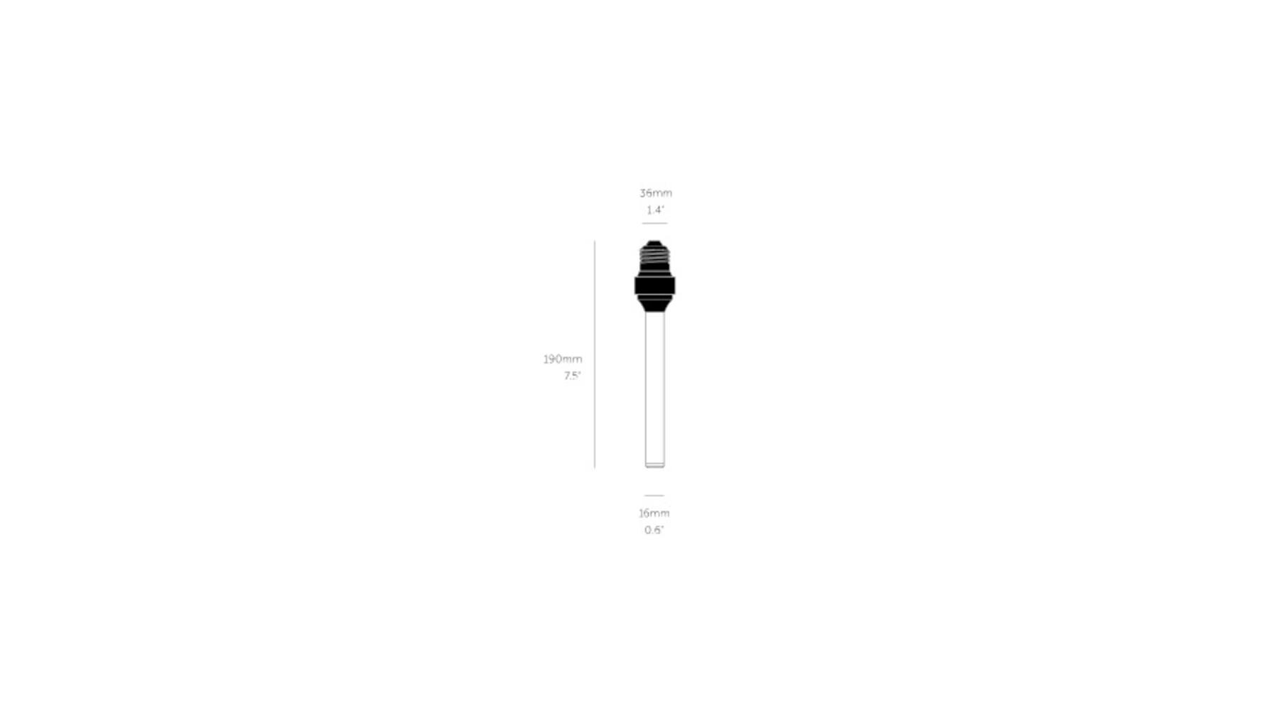 Buster Bulb/Forked/E27 Dimmable