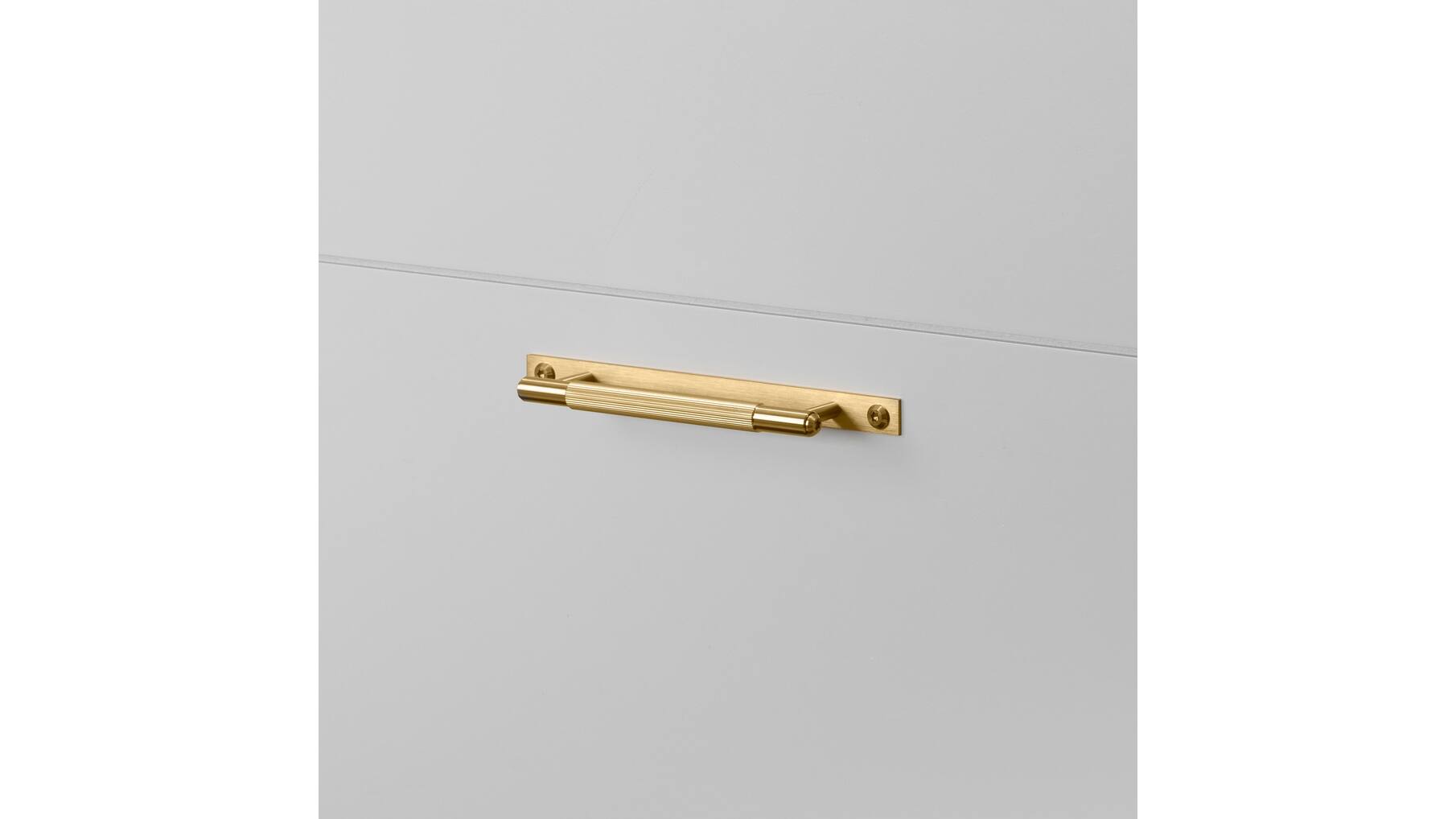 Pull Bar/Plate/Linear/Small 190Mm/Brass (Non US)