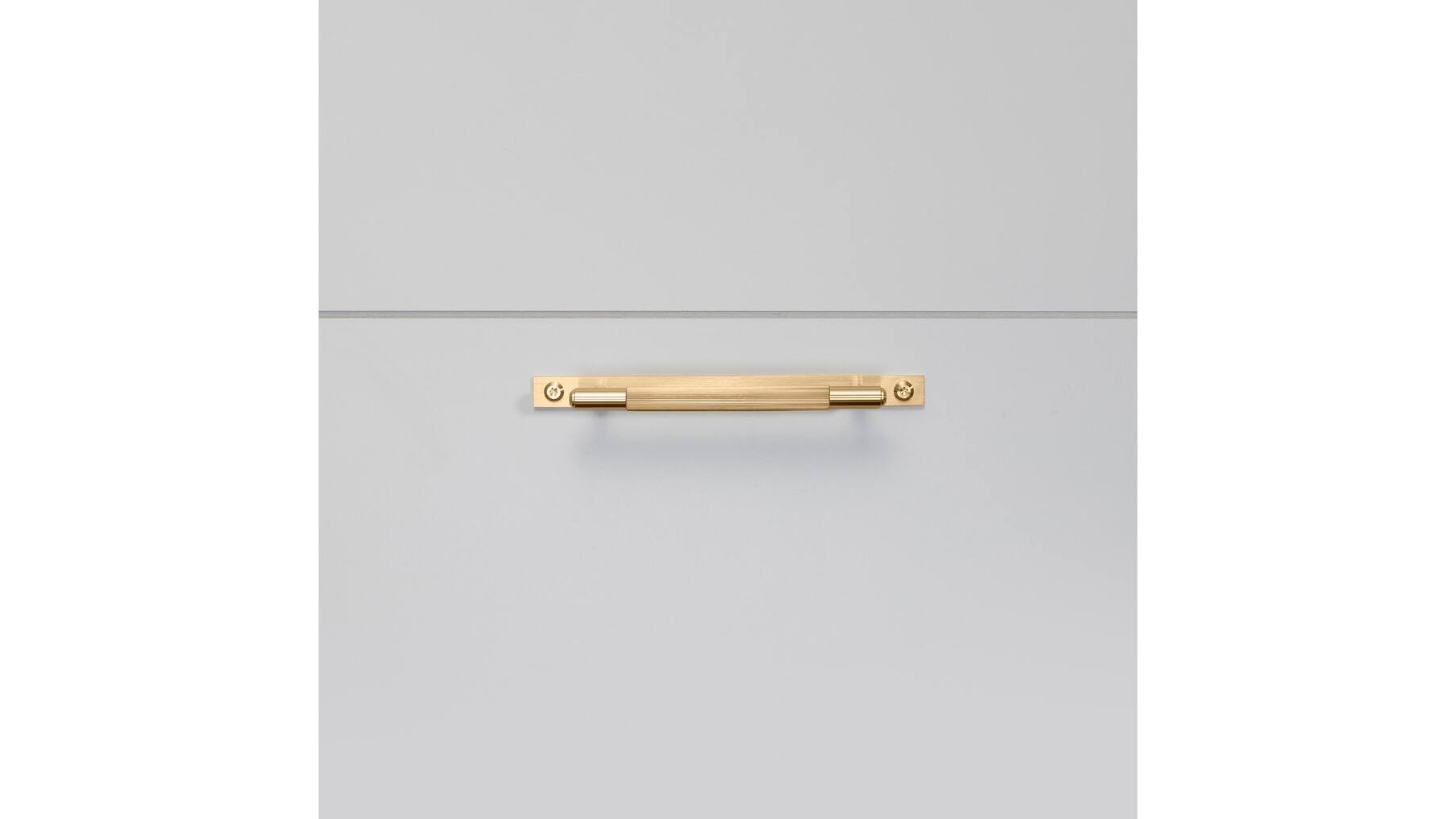 Pull Bar/Plate/Linear/Small 190Mm/Brass (Non US)