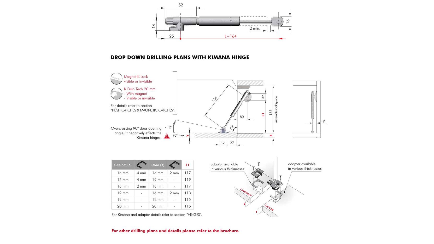 Klepschaar Kraby 164mm  - vallende klep - VE=100