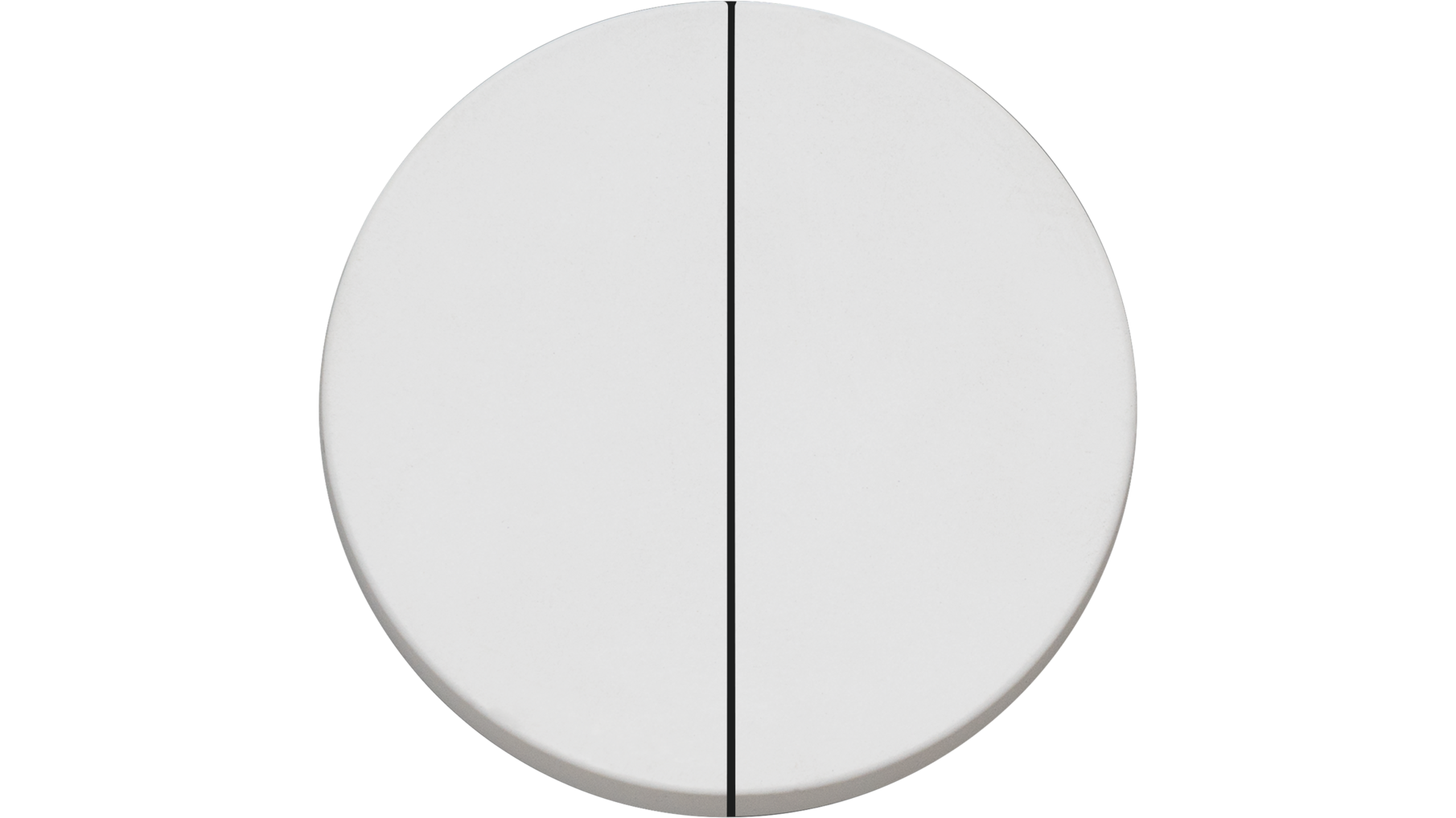 Rond 2.0 Double NO/NC Push button -t.less - white alu