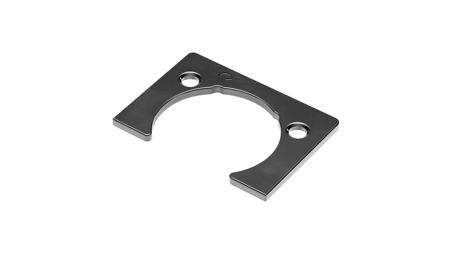 Kimana afstandsplaatje zwart 2mm, VE= 500