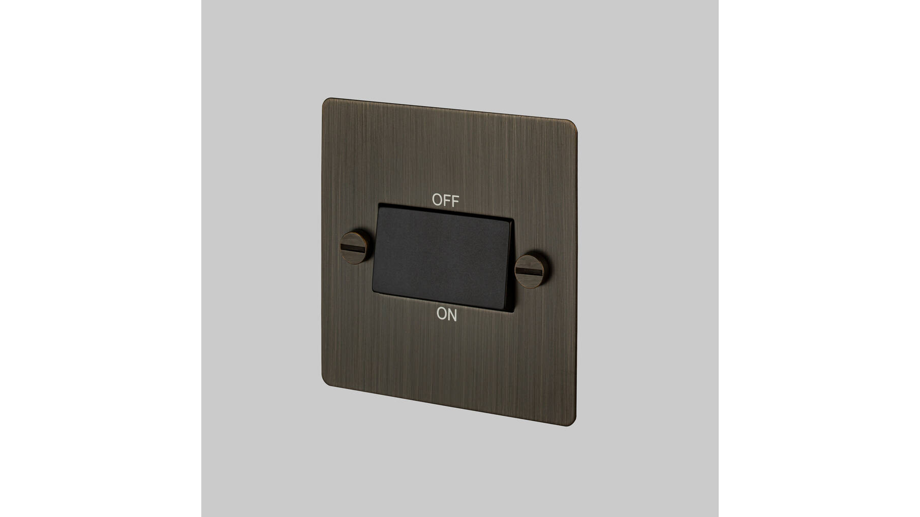 Triple Pole Fan Switch - Smoke - Black Interior