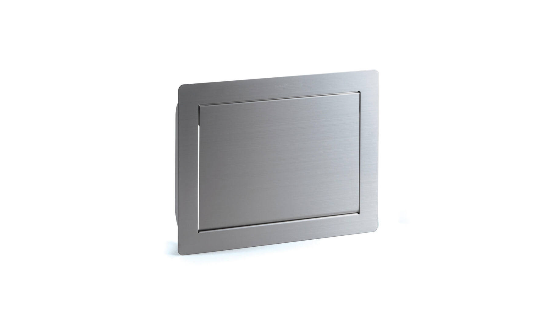 Afvaldoorlaat 384x294mm RVS voor verticaal gebruik
