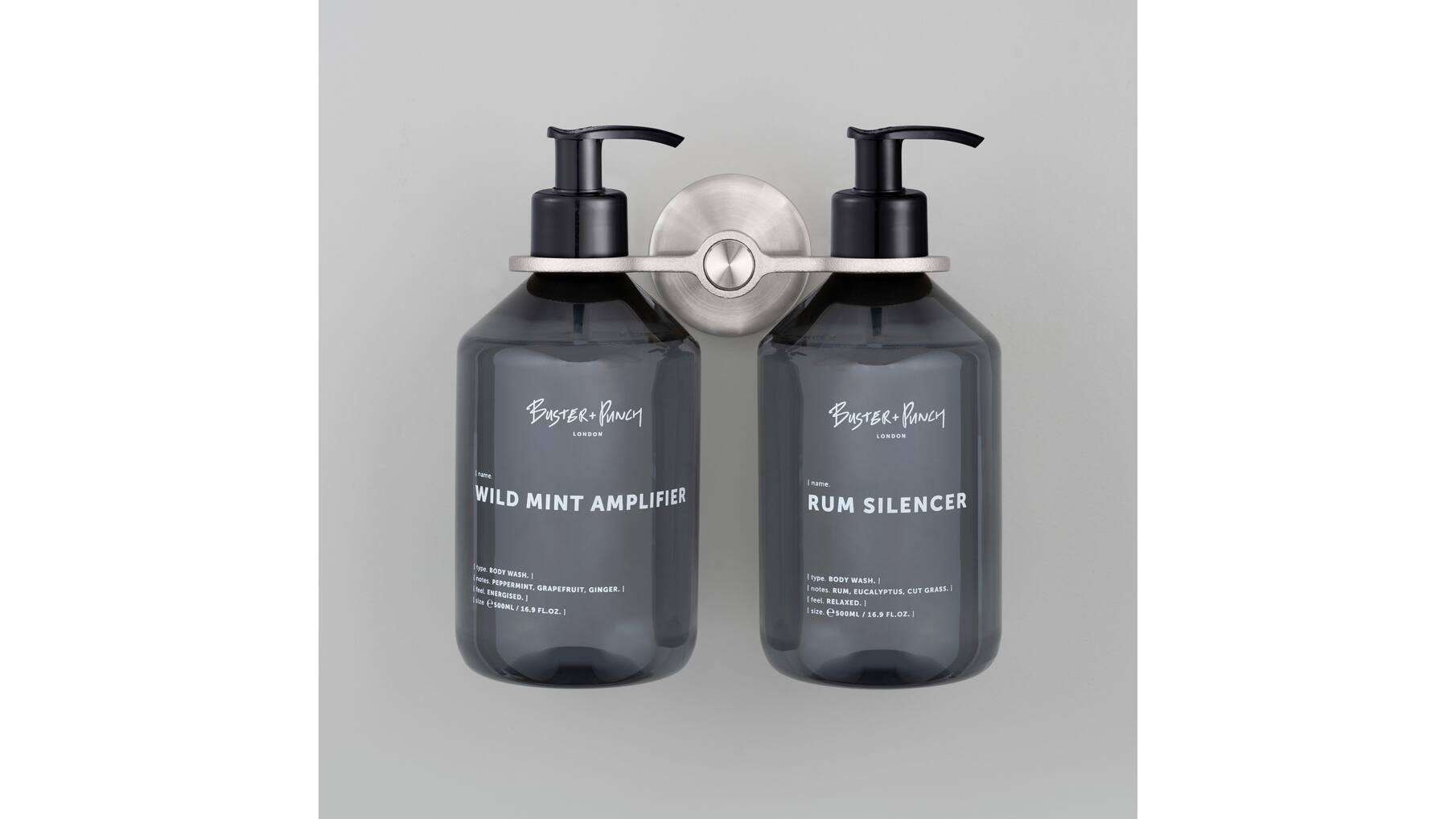 Soap Holder/Double Dispenser/No Soap Included/Cast/S