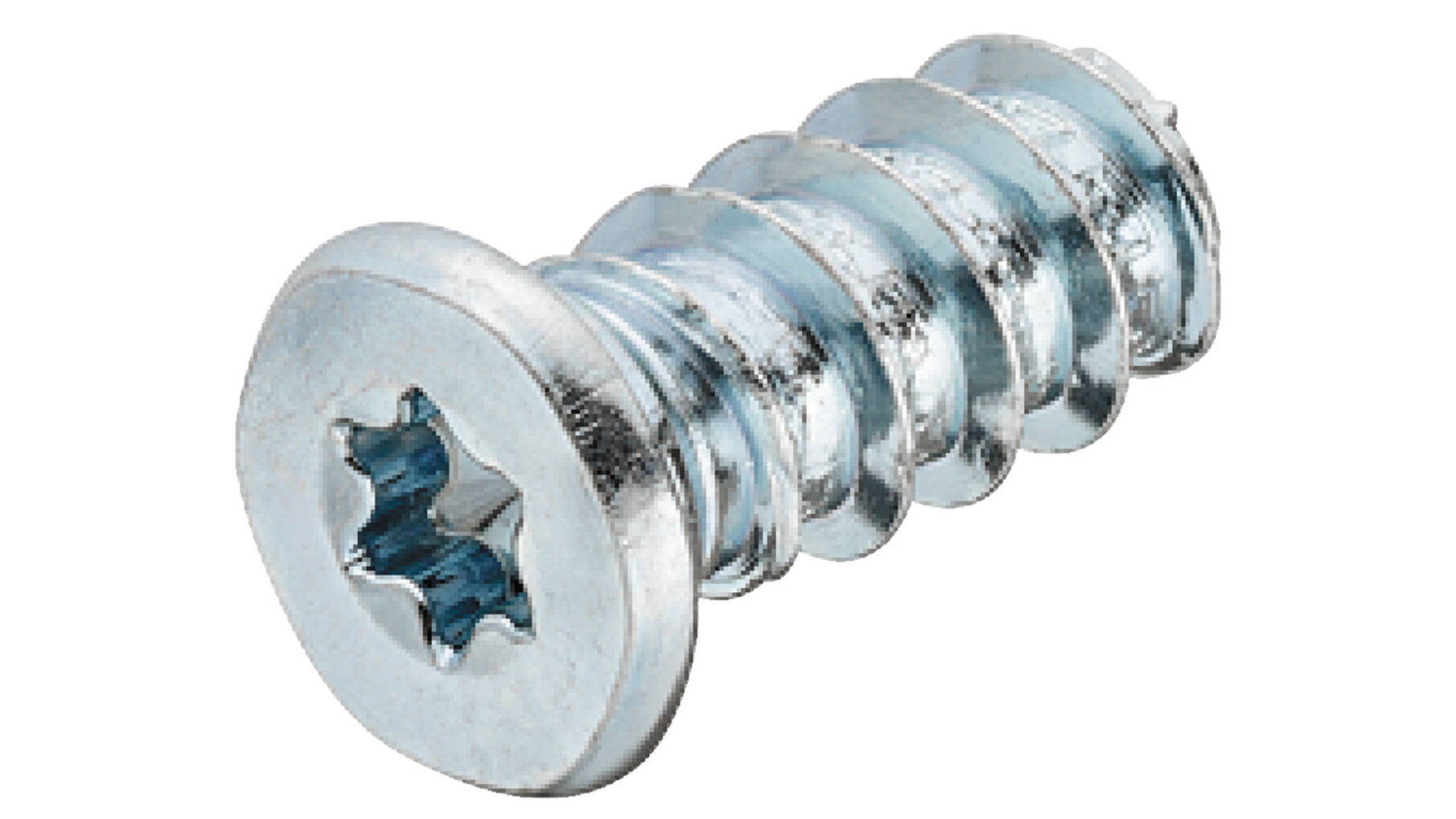 Euroschroef 6.3x13 PK, TORX, kop 7.7mm verzinkt