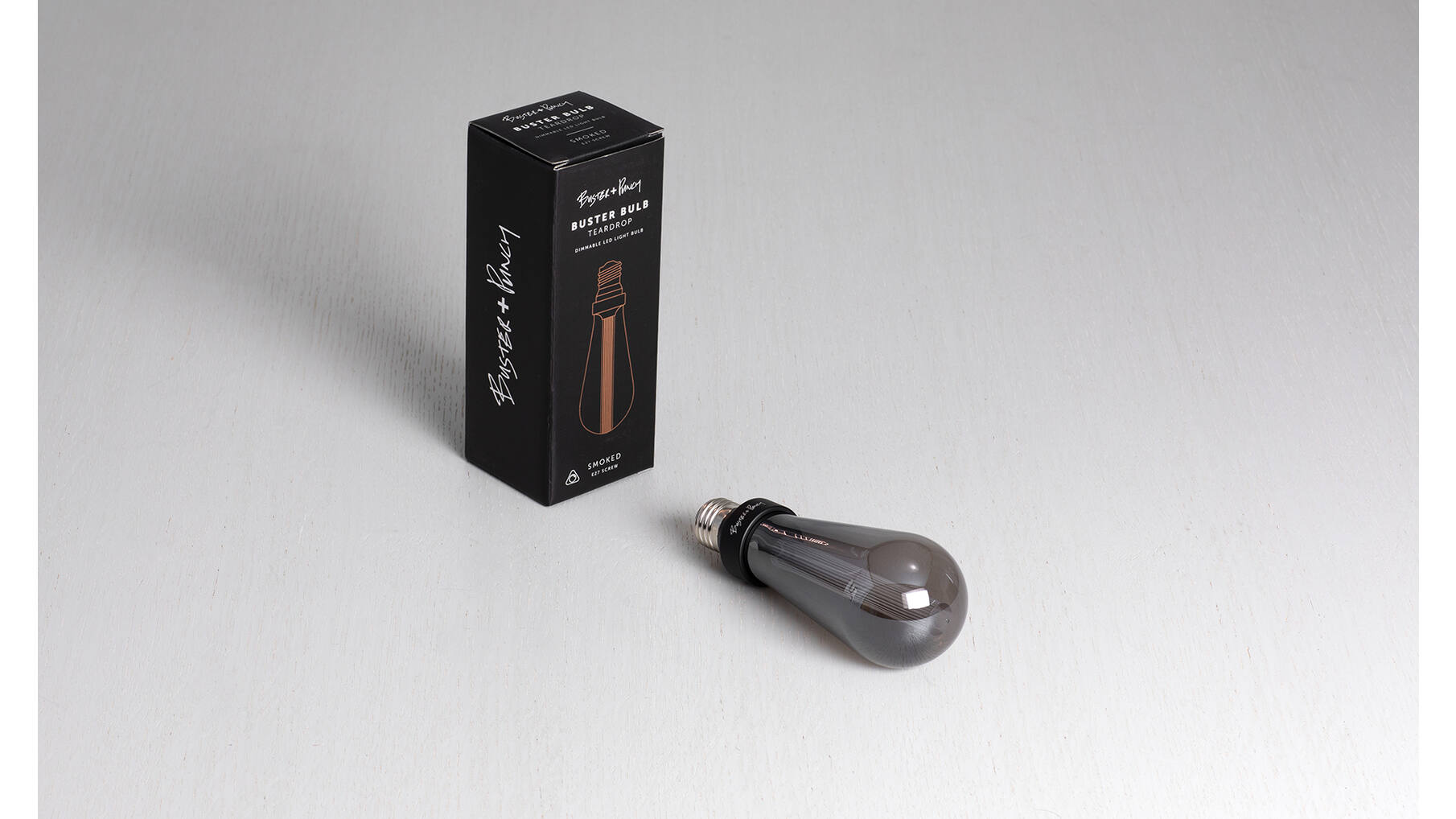 Buster Bulb/2W/E27 Dimmable/Smoked