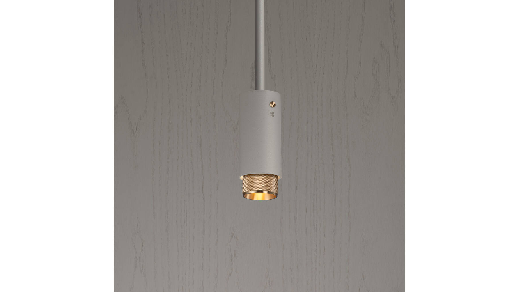 Exhaust Pendant/Cross/Stone/Brass