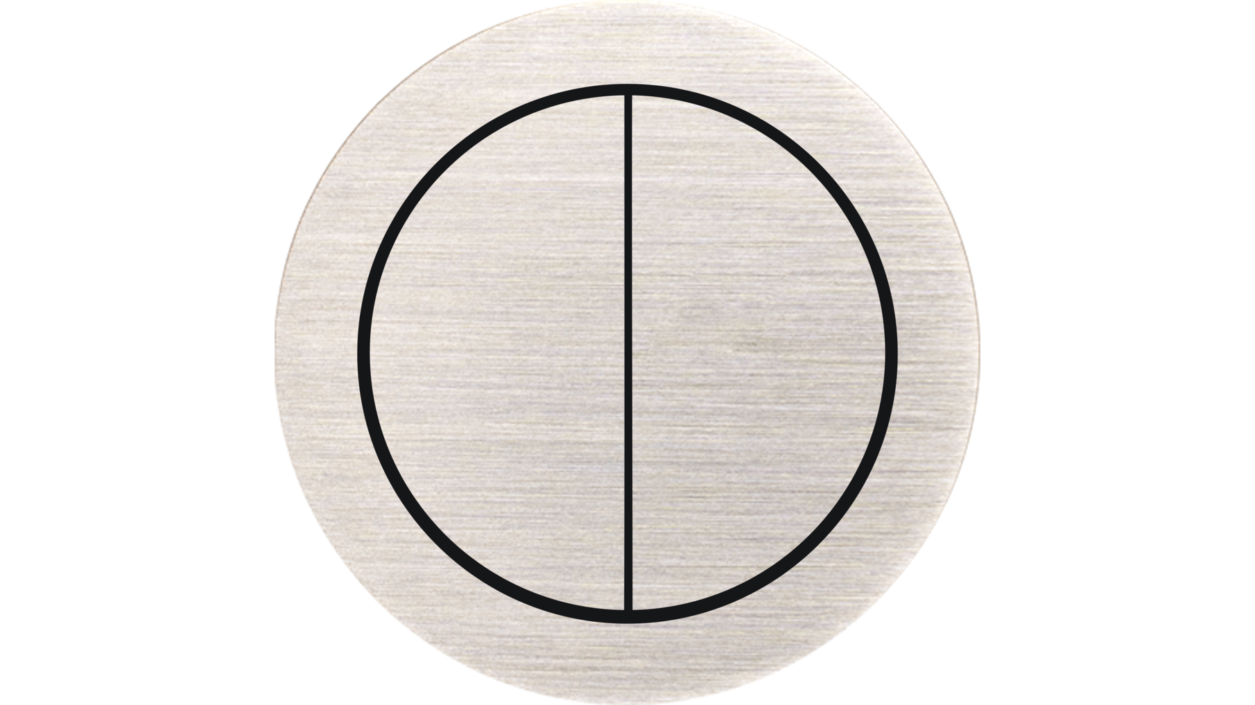 Rond 2.0 Push button 4X- s. trim - brushed nickel