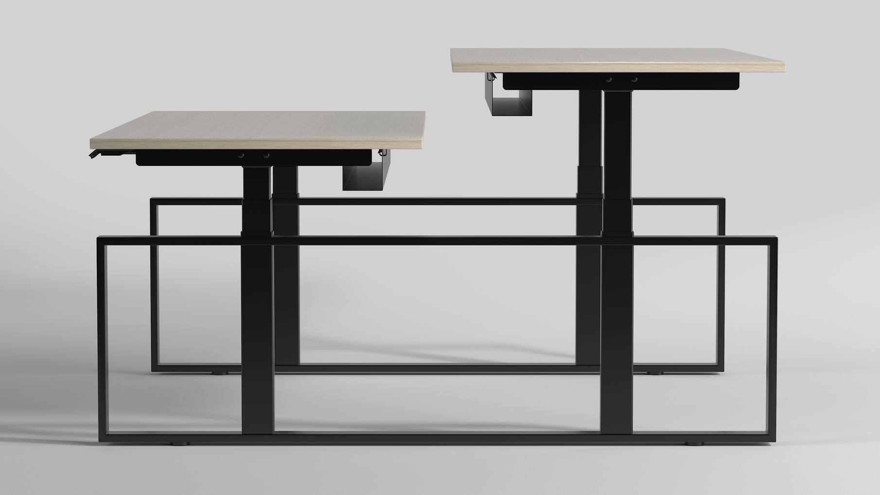 Square duo HS zwart inclusief frame 1000-1500mm.