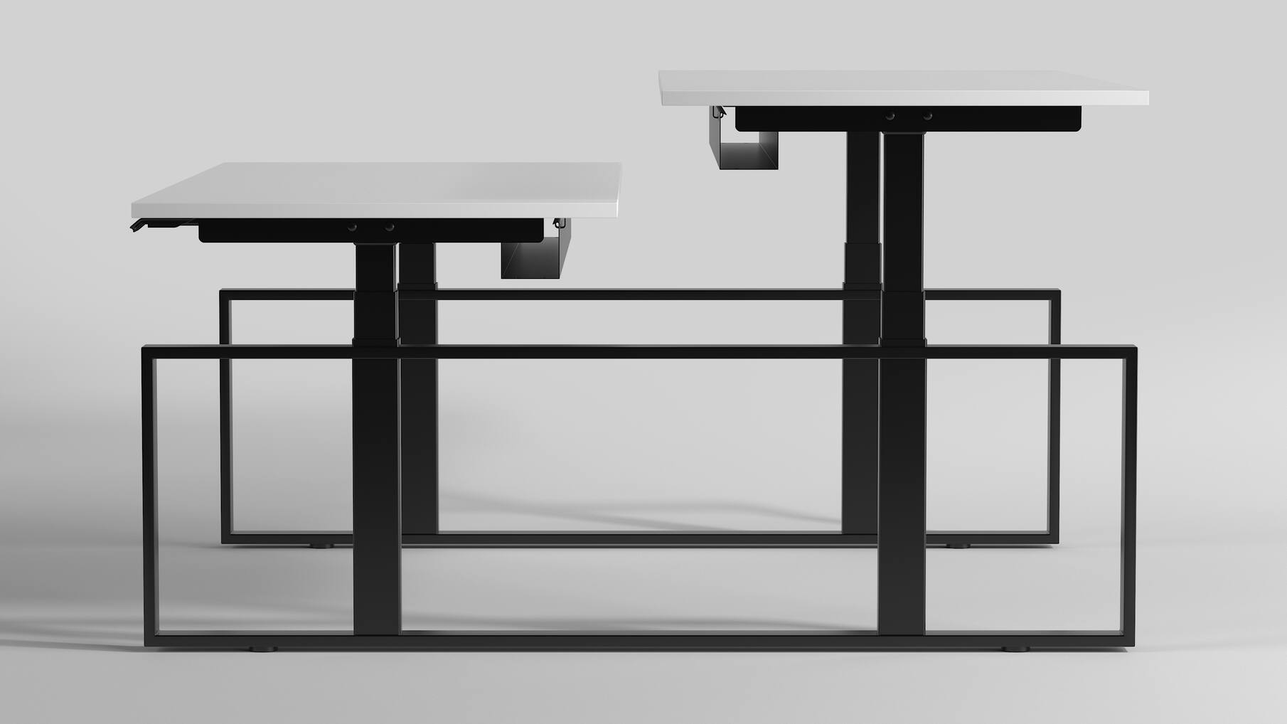 Square duo HS zwart inclusief frame 1000-1500mm.