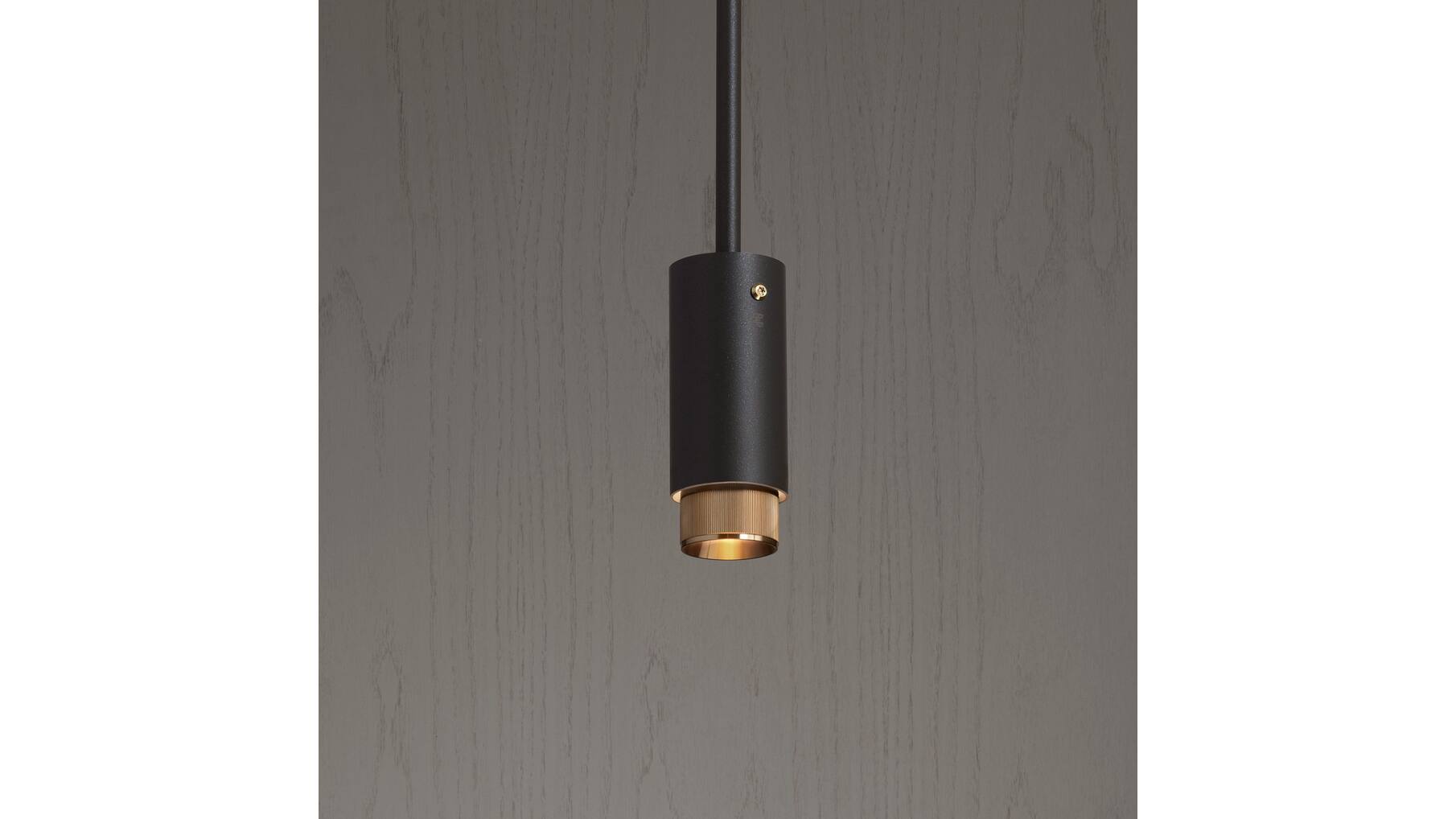 Exhaust Pendant/Linear/Graphite/Brass