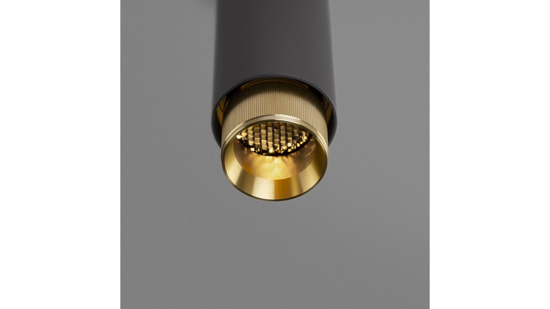 Exhaust Pendant/Linear/Graphite/Brass