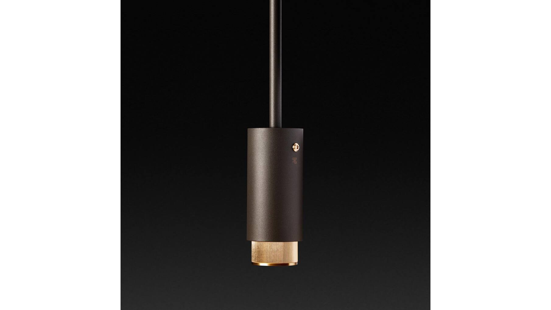 Exhaust Pendant/Linear/Graphite/Brass