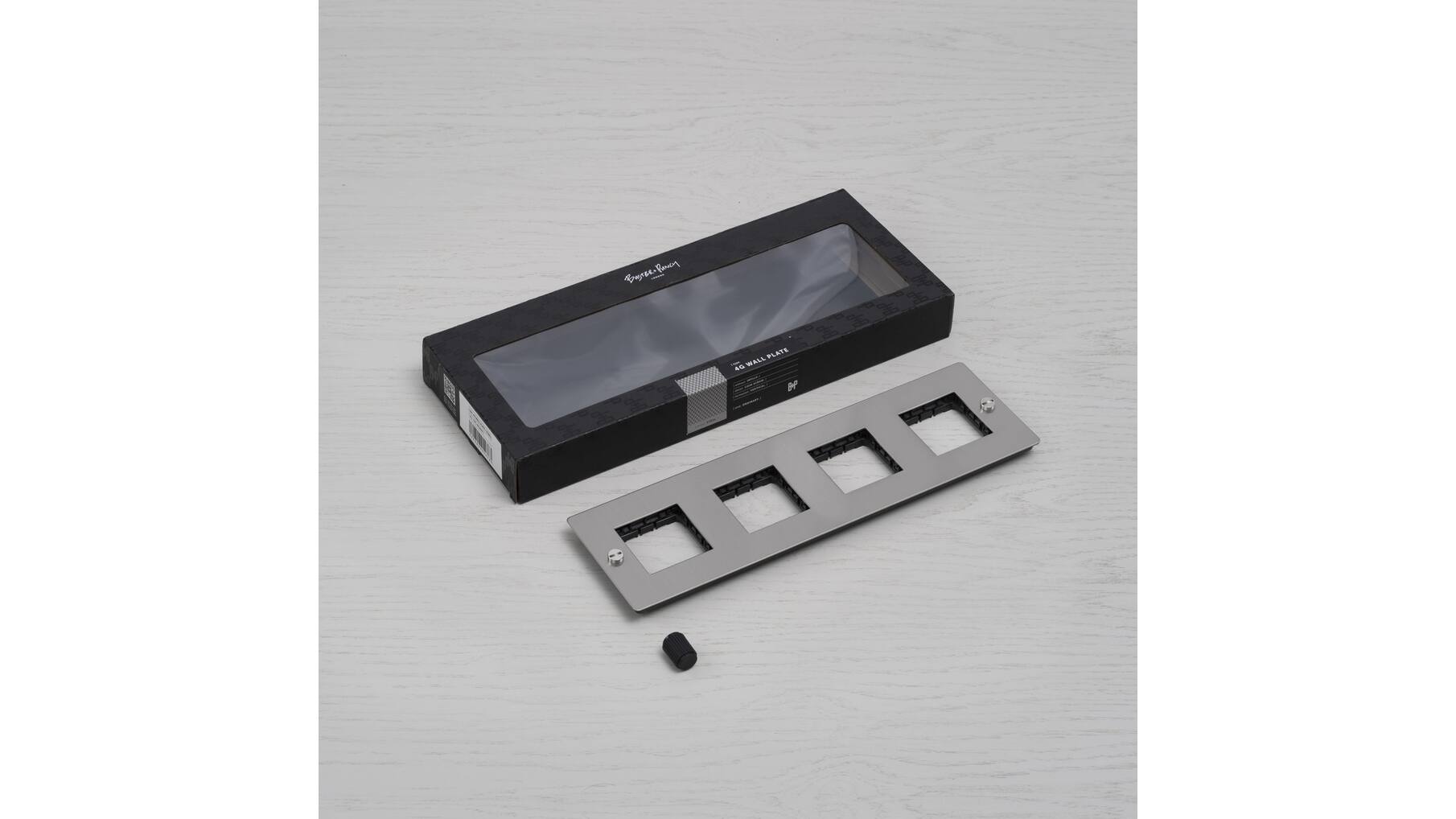 4G Wall Plate/Modules Only/Smoked Bronze
