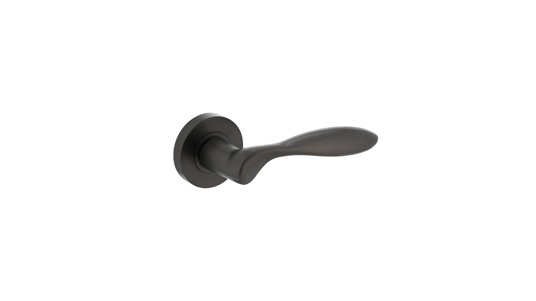 Deurkruk George op ronde rozet ø52x10mm antracietgrijs