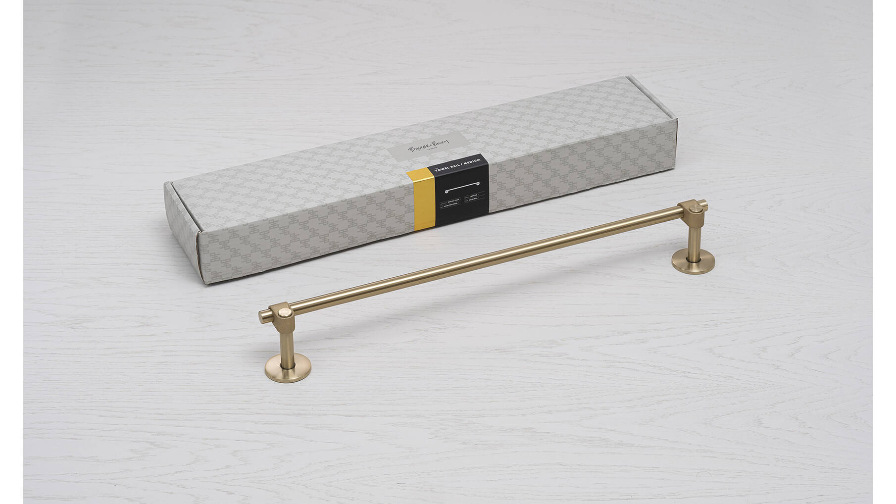 Towel Rail/Medium 600Mm/23.6 Inches/Cast/Brass