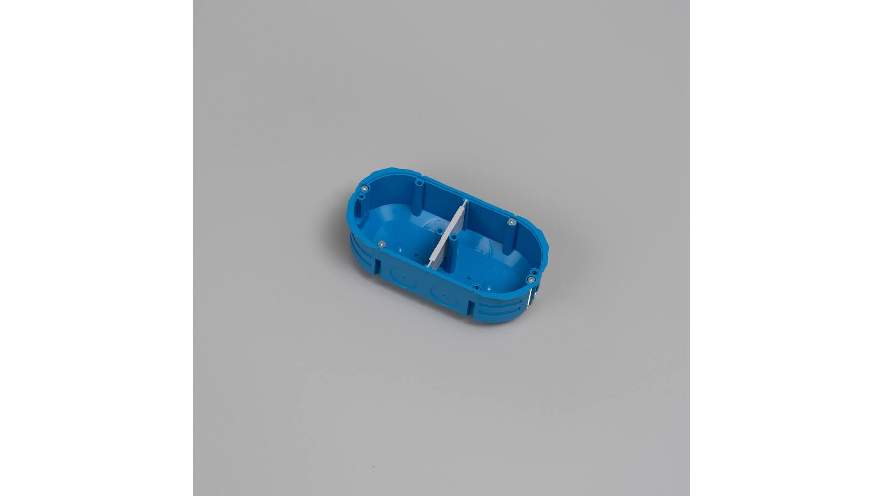 EU Plastic Back Box/2G/Round/45Mm Deep