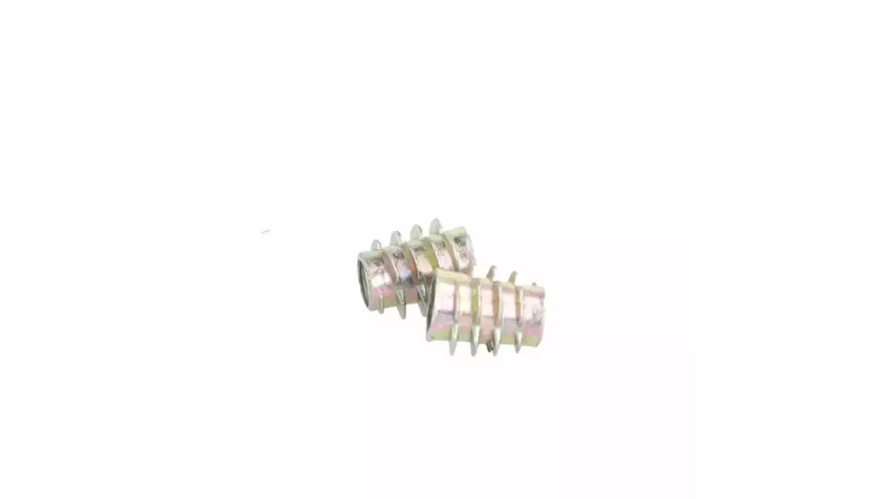 Rampabus M6/7.5x13mm zonder rand, geel verzinkt, SW6