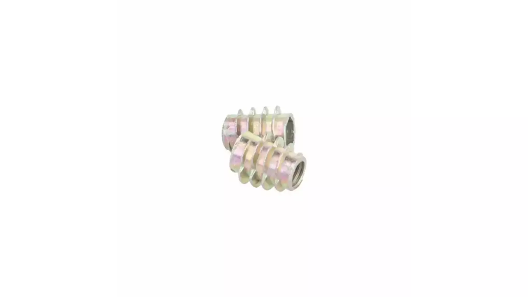 Rampabus M6/7.5x13mm zonder rand, geel verzinkt, SW6