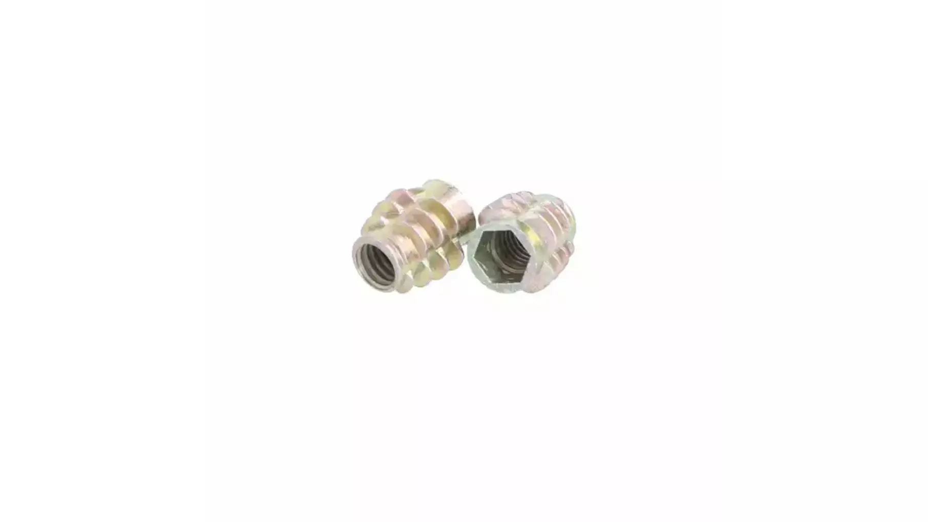 Rampabus M6/7.5x13mm zonder rand, geel verzinkt, SW6