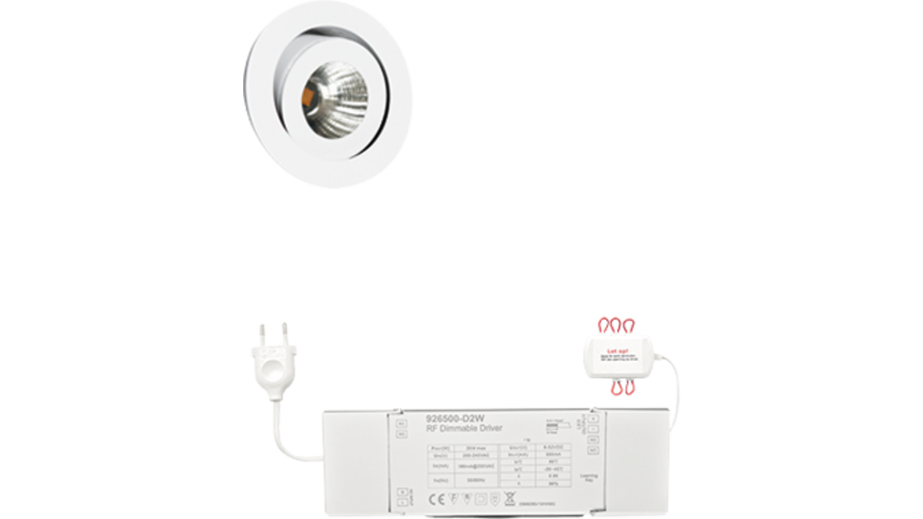 6x Ancona wit DTW 3000K-2200K+ 6x verl + MC easy basis