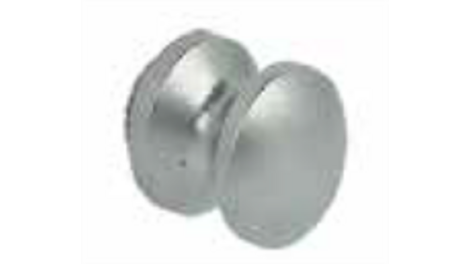 Drukknop Mini voor houtdikte 16mm, mat chrome