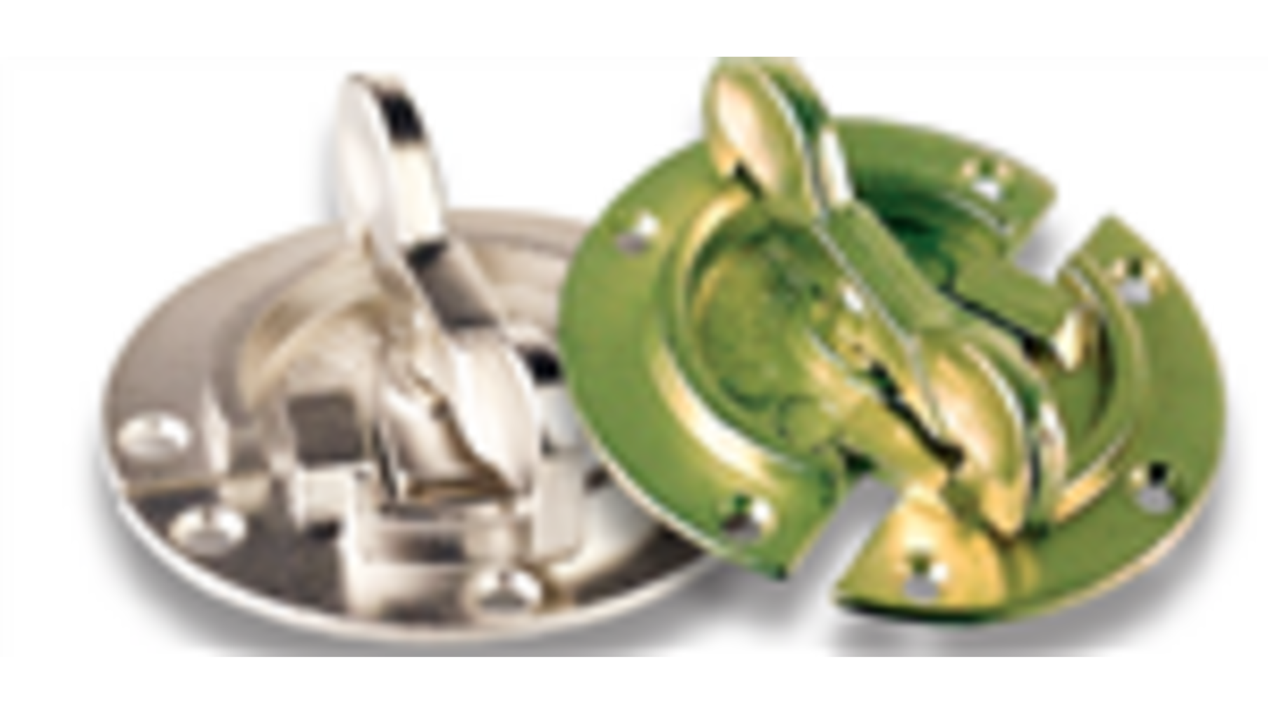 Bladverbinder rond 60mm, dikte 1,5mm vernikkeld