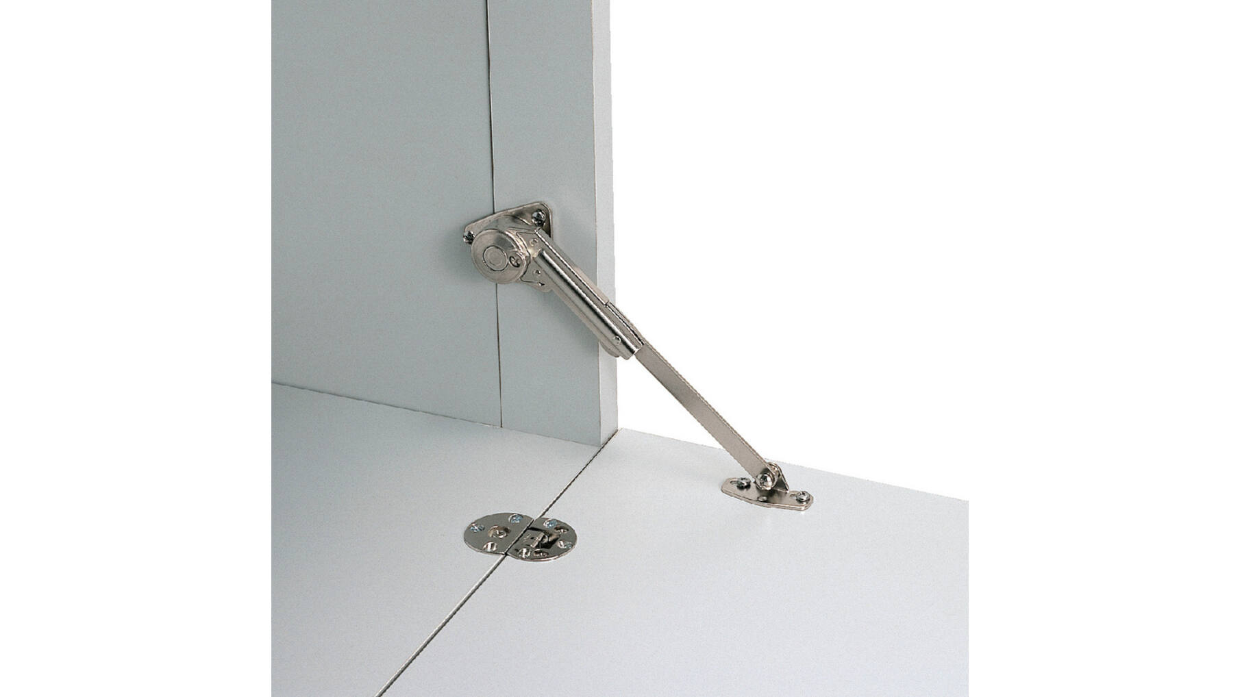 Dekselschaar met regelbare soft close, links