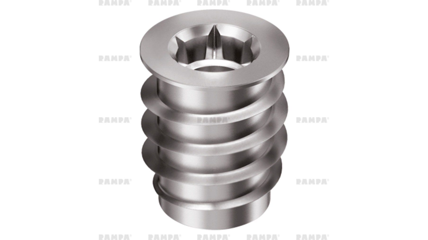Rampabus SKD M12/22x25mm met rand verzinkt, VE=50