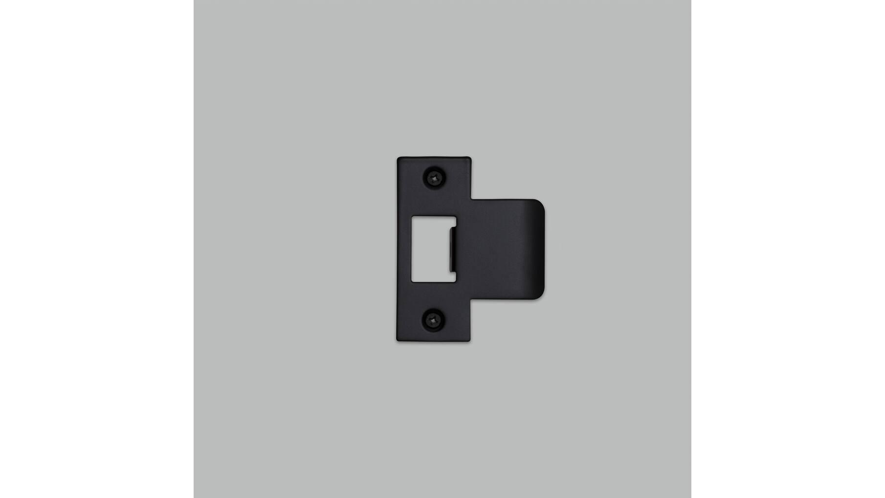Strike Plate Kit/T Shaped/2.5 Inch Door/Black
