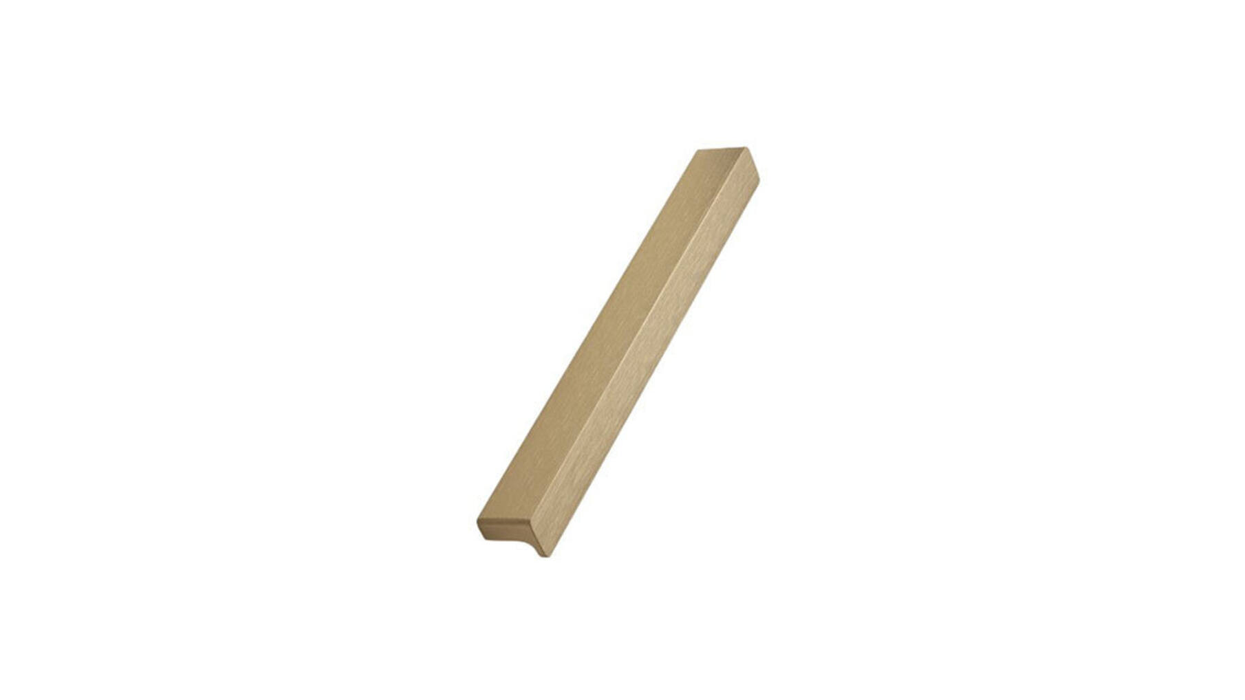 Greep Elan 20x32x50mm Mat messing geborsteld