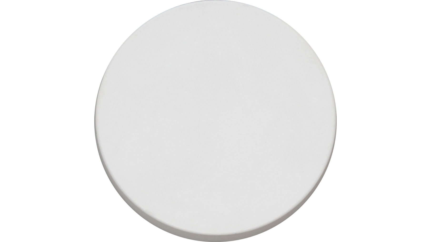 Rond 2.0 NO/NC Push button -t.less - white alu