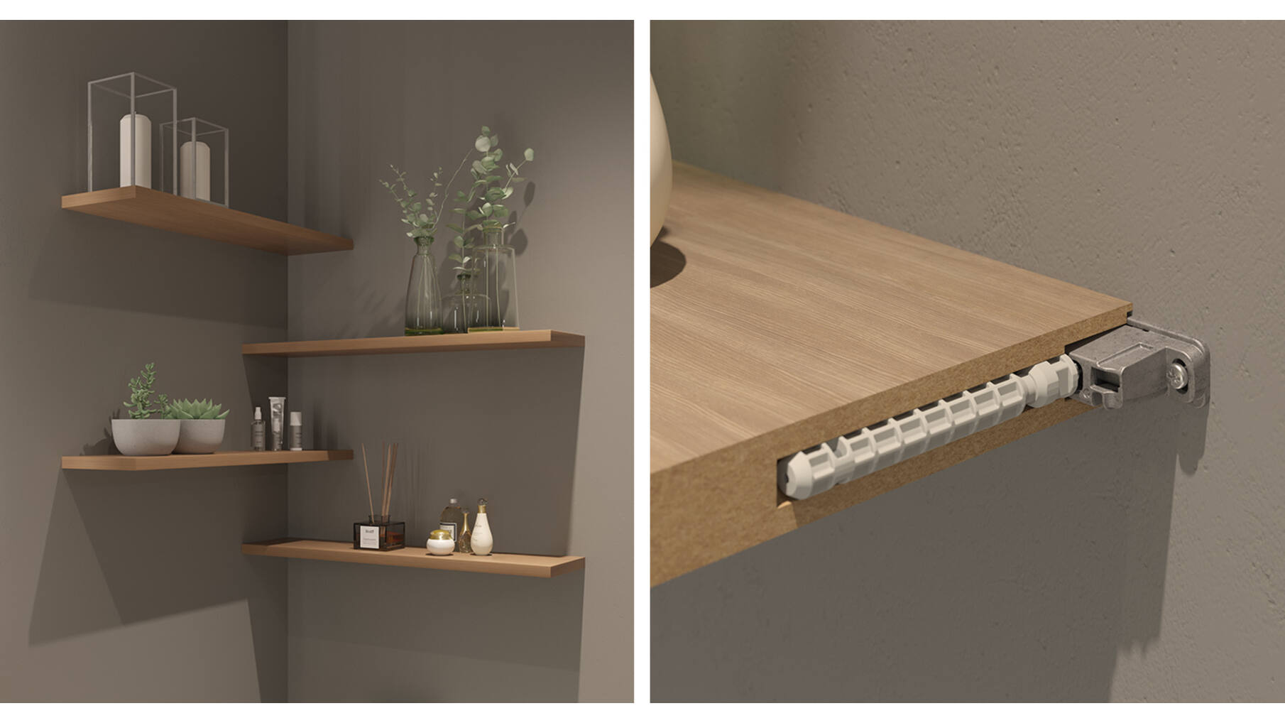 Staafplankdrager Triade MINI PRO voor plank max 200mm diep