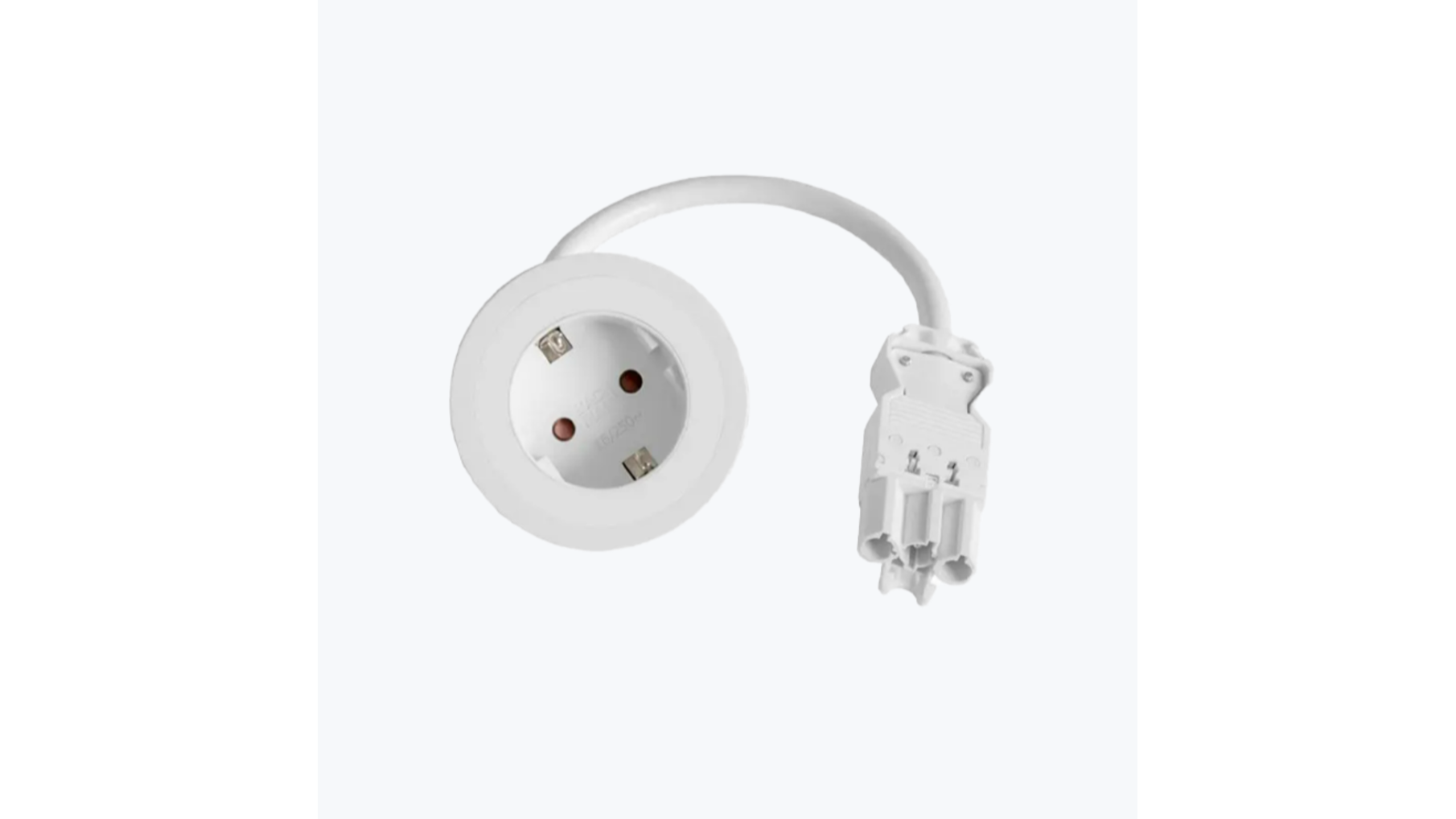 PIX wit inbouw, met witte buitenring