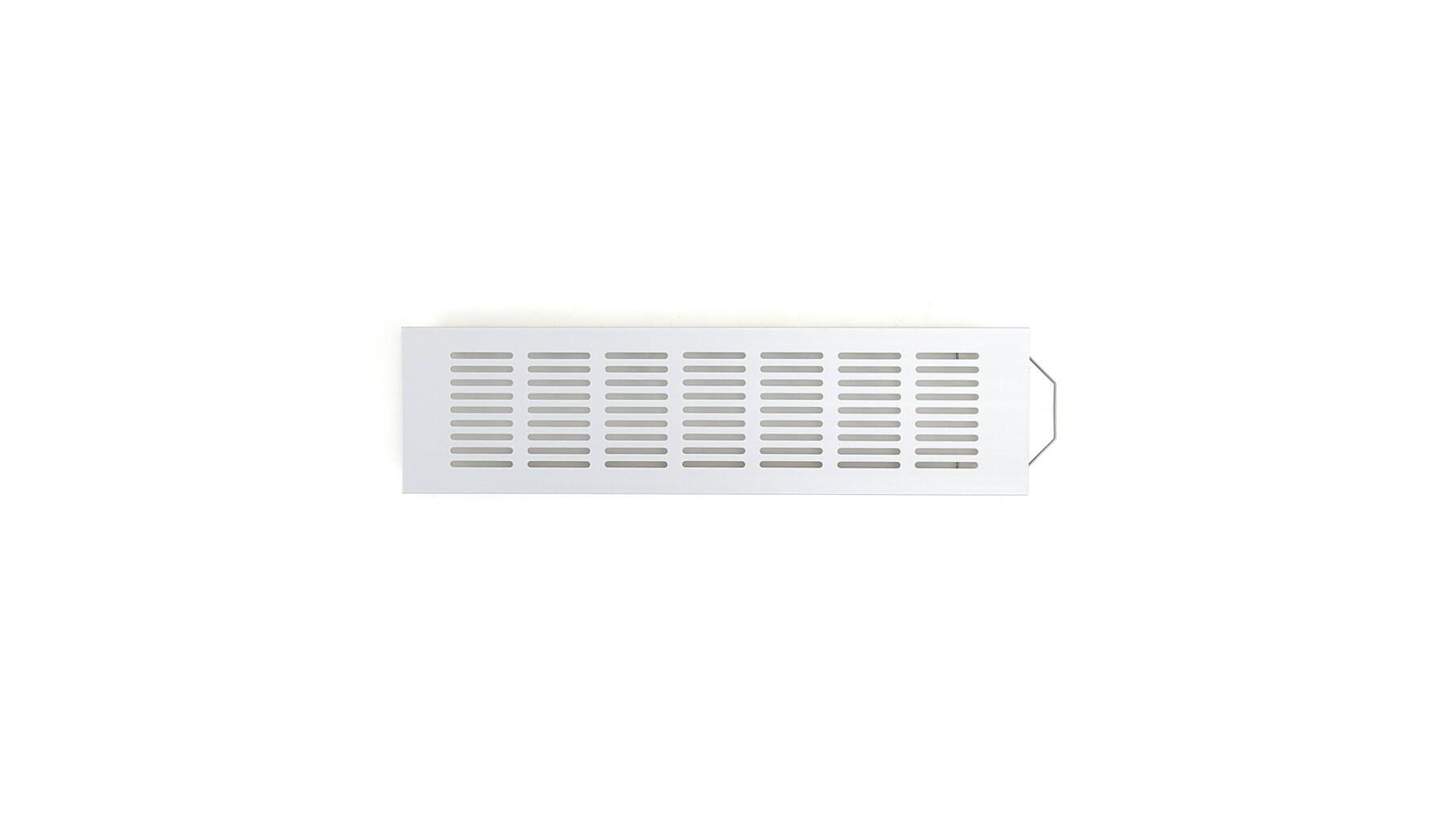 Luchtrooster 300x80mm aluminium zilver