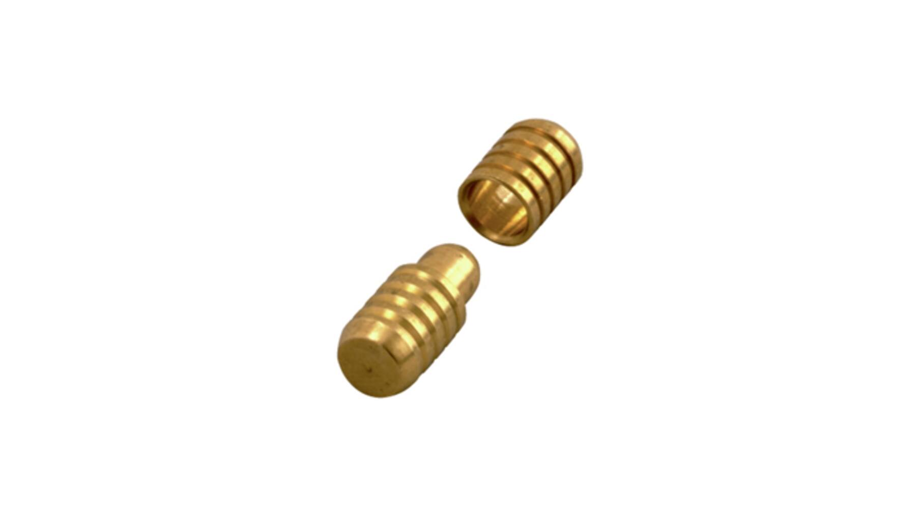 Tafelduvel 8 x 21mm geel verzinkt met huls 8mm