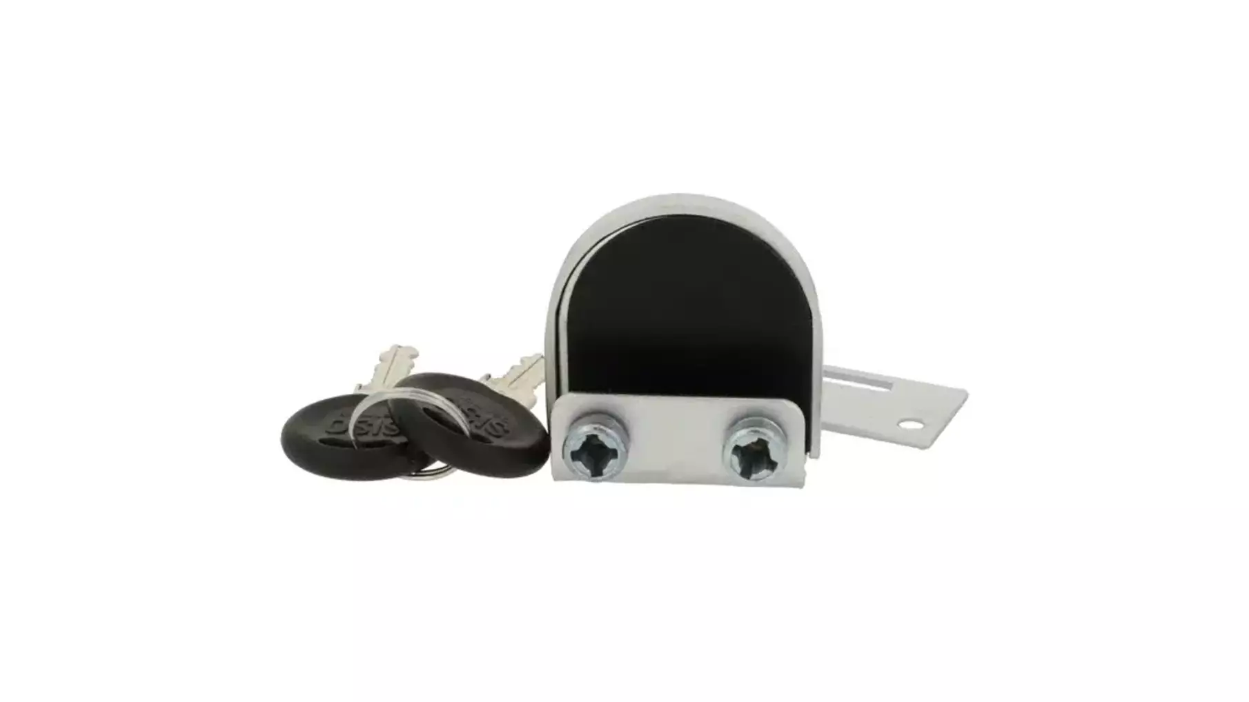 Glasdeurslot 918 voor 8mm glas alu kleur, gelijksluitend