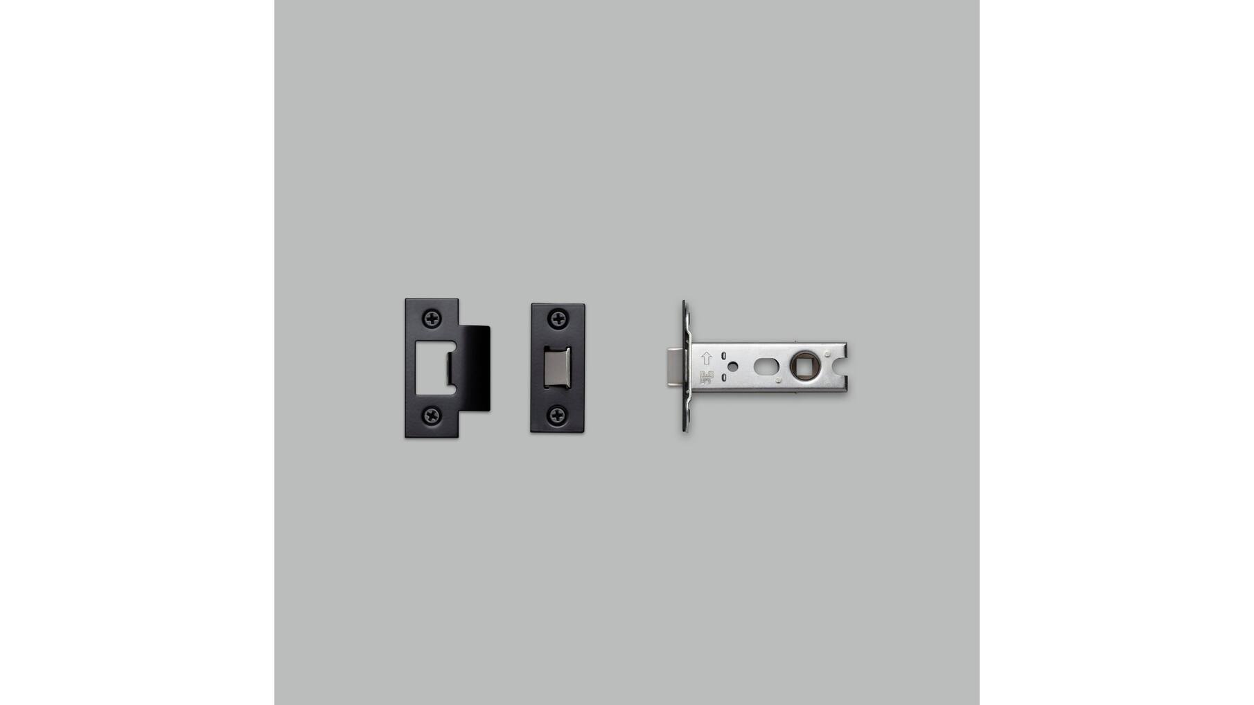 Tubular Latch/For Door Handle/57Mm Backset/Black