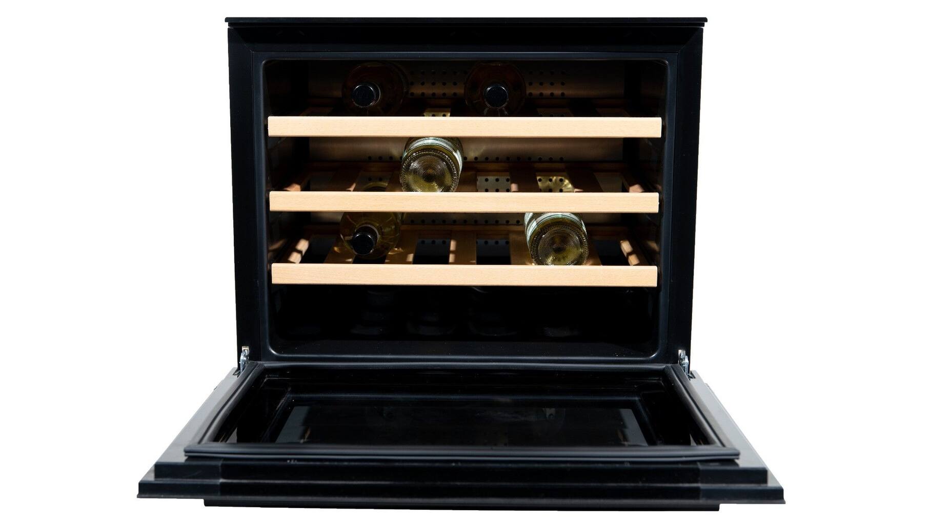 Vinata Wijnklimaatkast Premium met RVS glazen deur