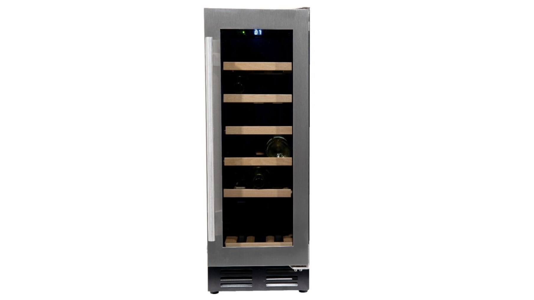 Vinata Wijnklimaatkast Premium met RVS glazen deur