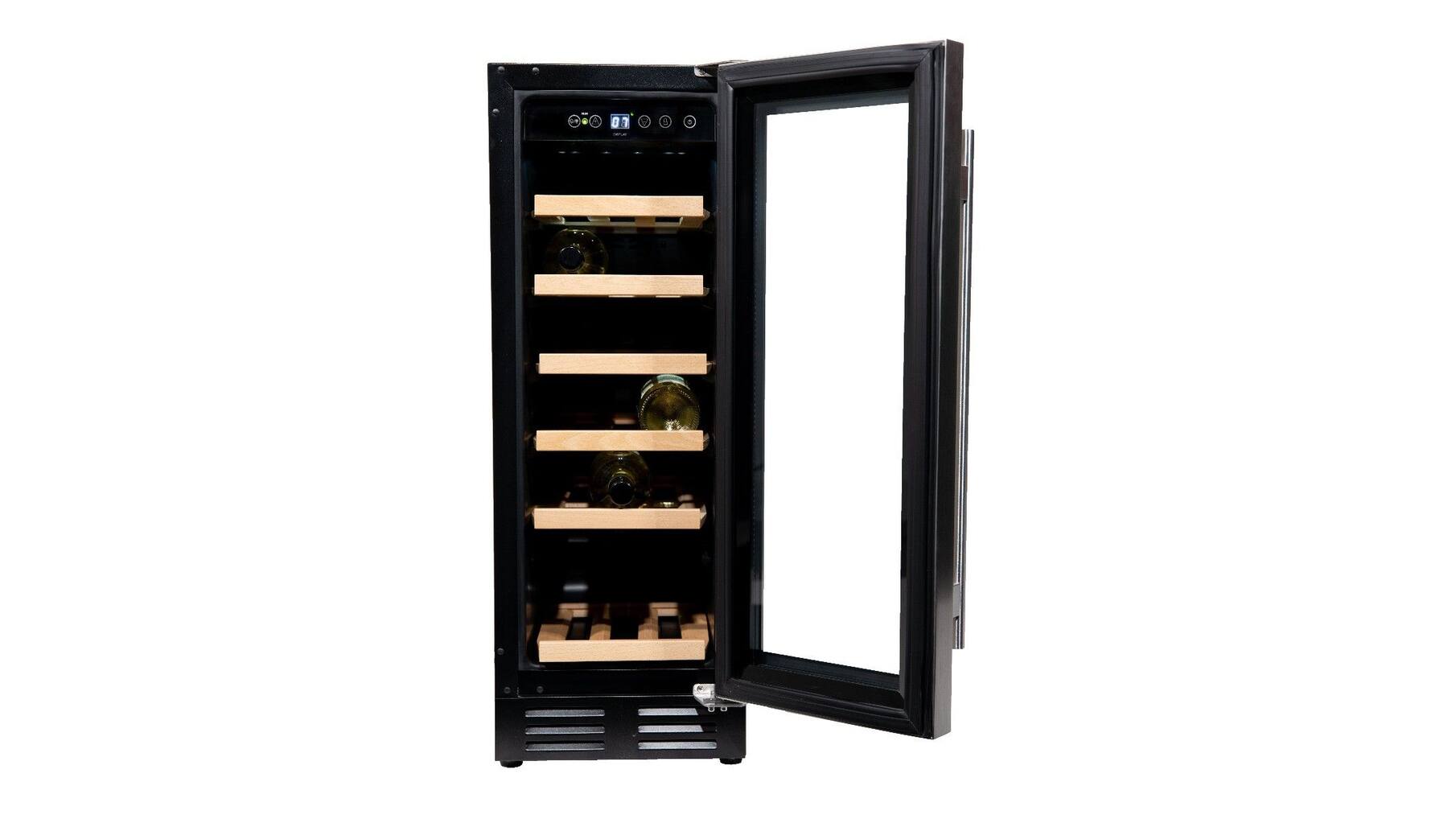 Vinata Wijnklimaatkast Premium met RVS glazen deur
