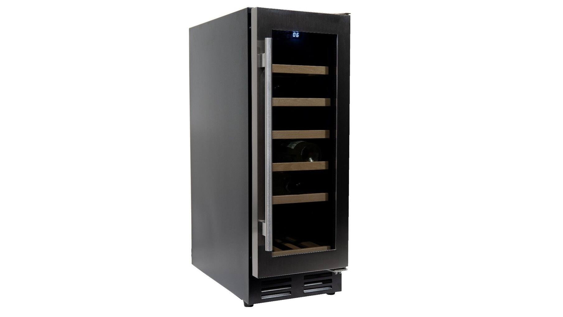 Vinata Wijnklimaatkast Premium met RVS glazen deur